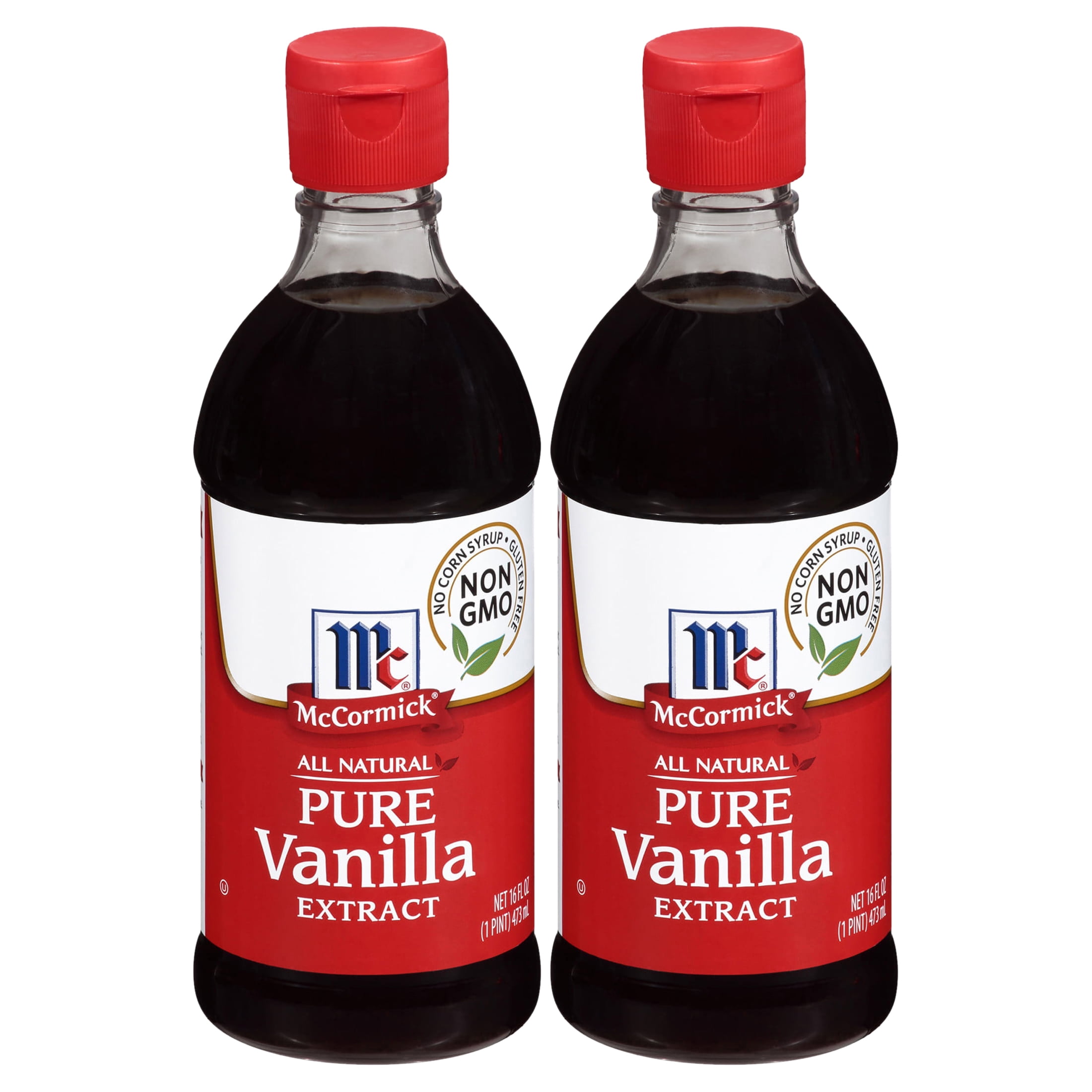 (2 pack) McCormick Pure Vanilla Extract, 16 fl oz Baking Extracts