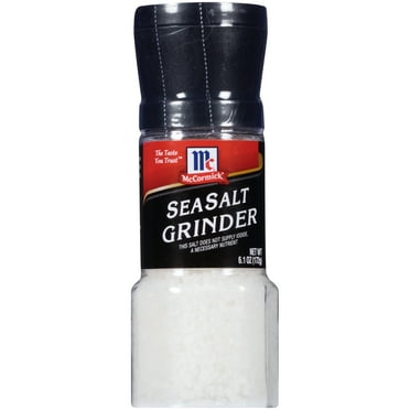 McCormick All Natural Sea Salt Grinder, 6.1 oz Bottle