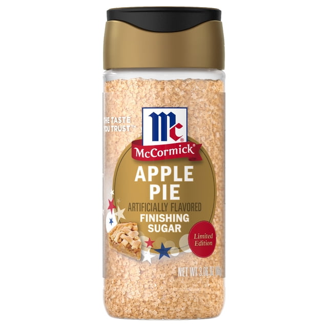 Sugar Technology McCormick Apple Pie Finishing Sugar, 3.06 oz Bottle - Walmart Business ...