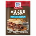 thumbnail image 1 of McCormick Au Jus Gravy, 30% Less Sodium Gravy Mix, 1.0 oz Bag, 1 of 1