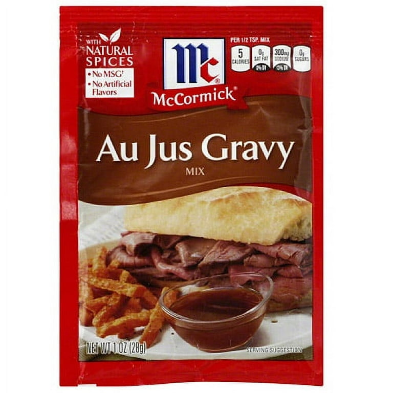 McCormick Au Jus Gravy Mix, 1 oz (Pack of 12)