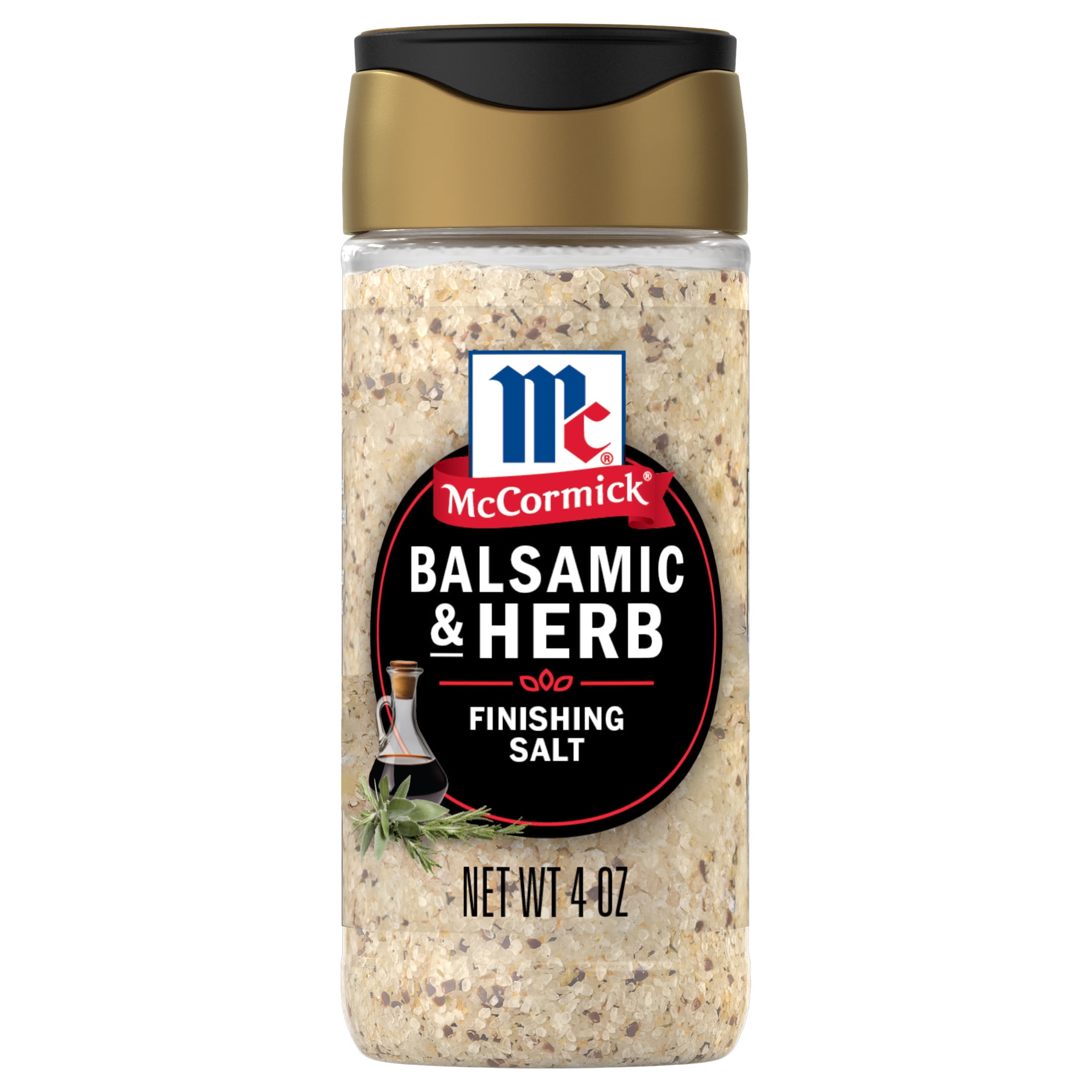 McCormick Balsamic & Herb Finishing Salt, 4 oz Bottle