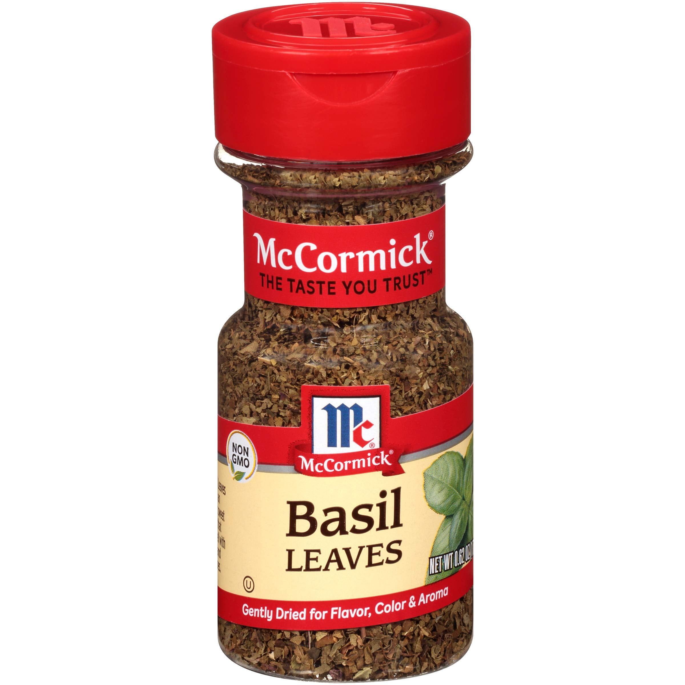Mccormick Basil Leaves, 0.62 Oz (Pack Of 6)