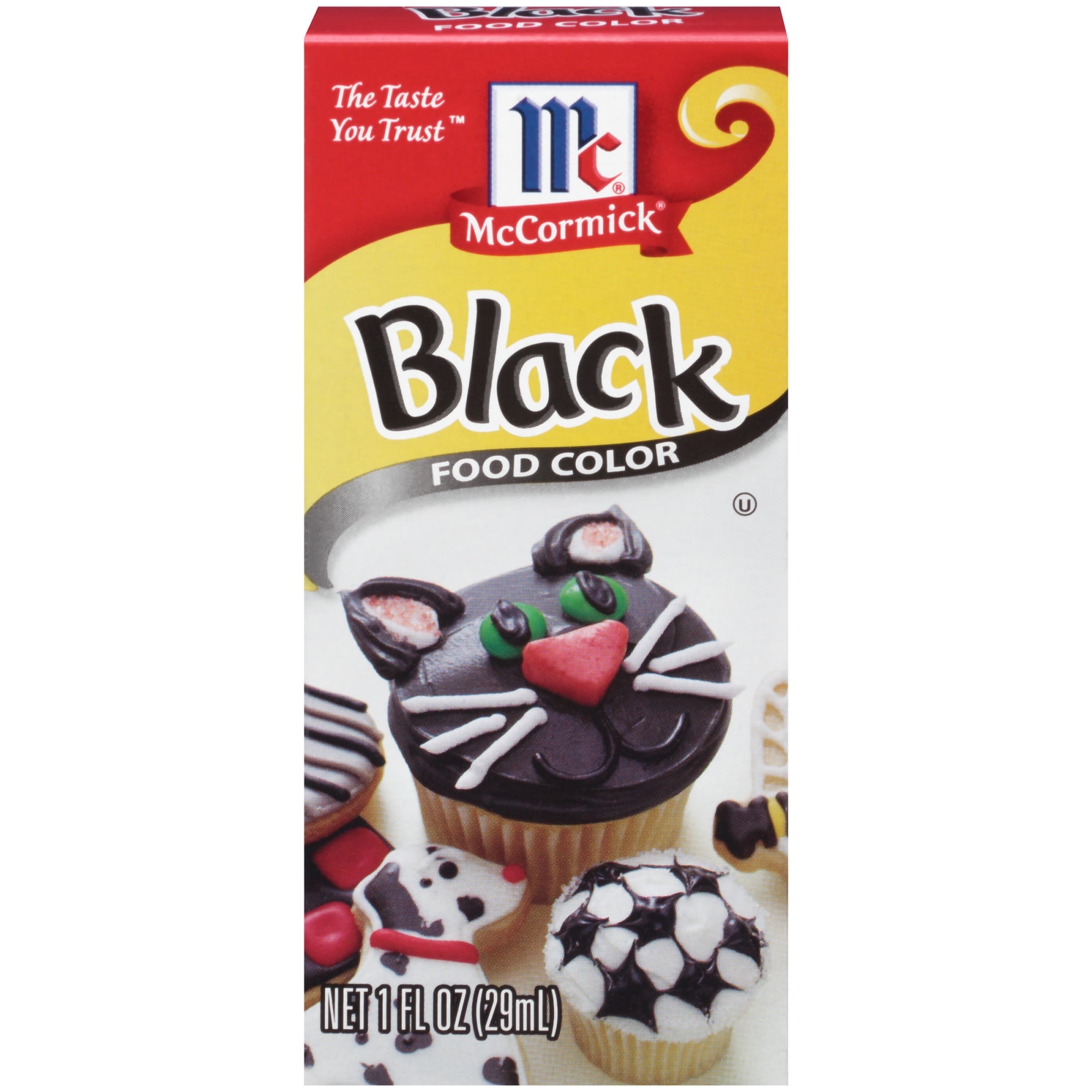 McCormick Black Food Color, 1 fl oz Baking Extracts