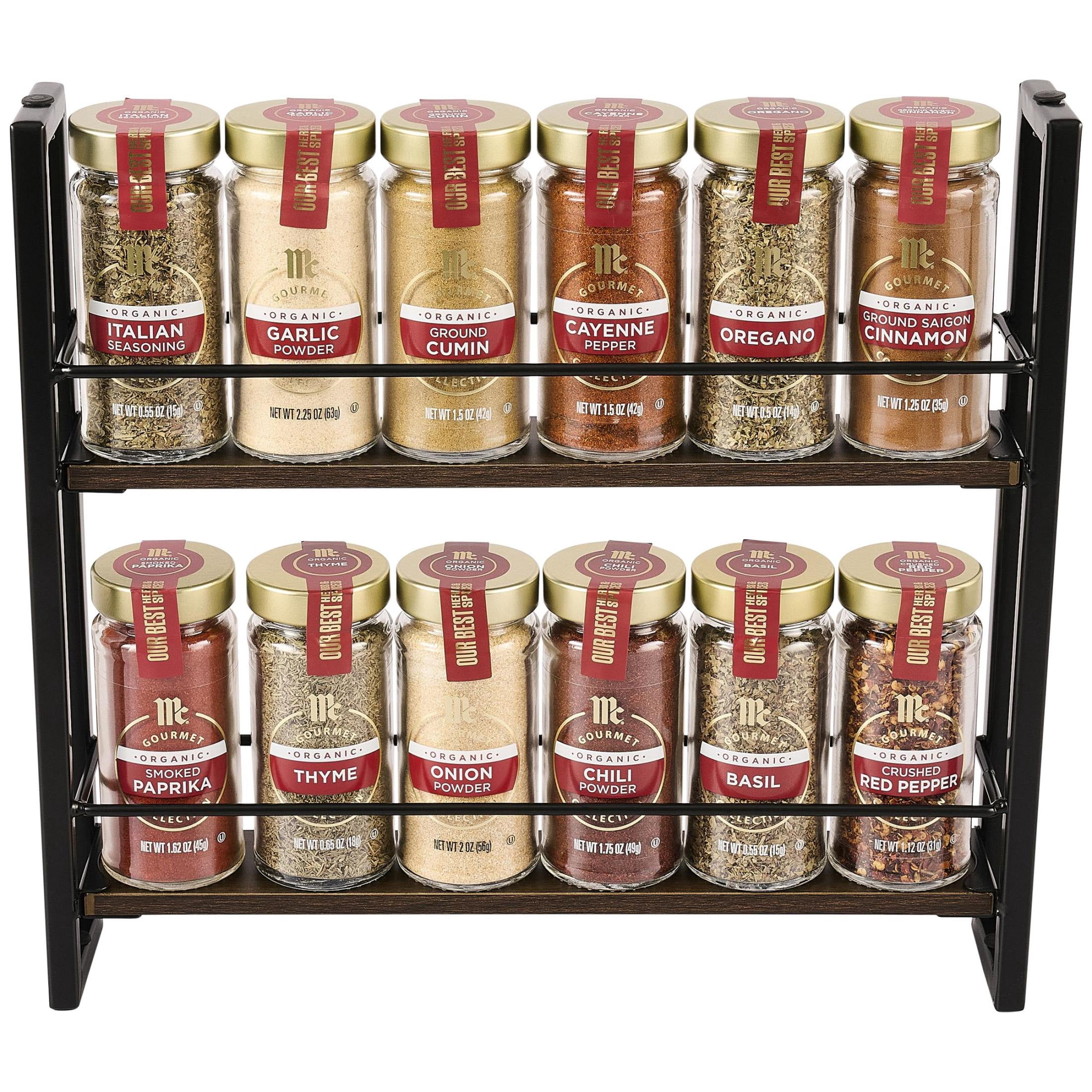 Would Sign Language Count McCormick Gourmet Black Metal Spice Rack 12 Count, 15.24 oz Jar ...