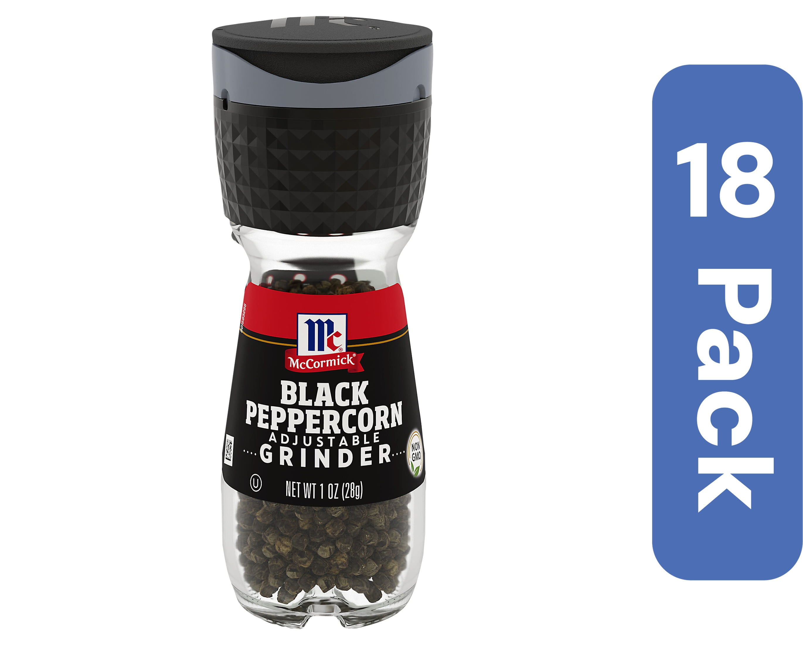 McCormick Black Pepper Grinder 1 oz (Pack Of 18)