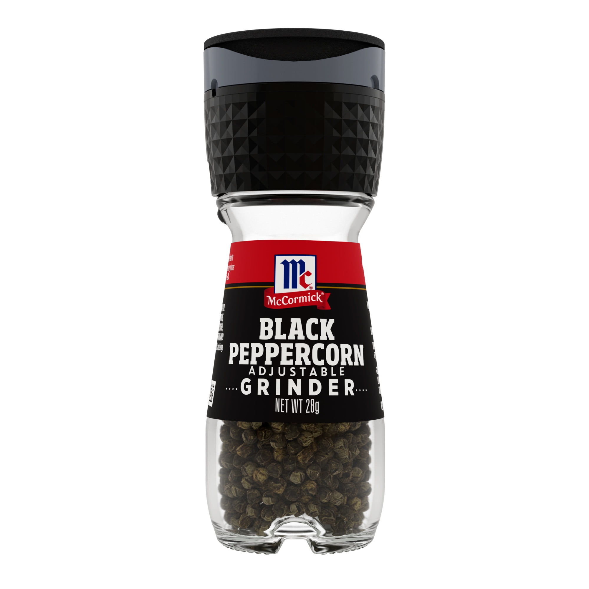 McCormick Black Pepper Grinder, 1 oz Pepper & Peppercorns