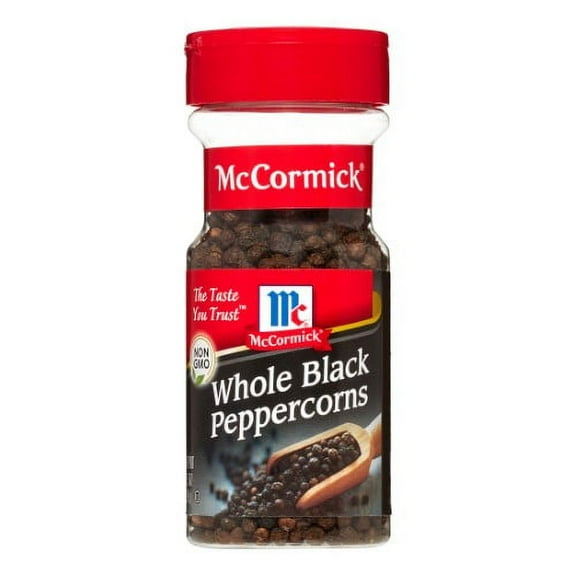 McCormick Black Pepper - Whole (Pack of 8)
