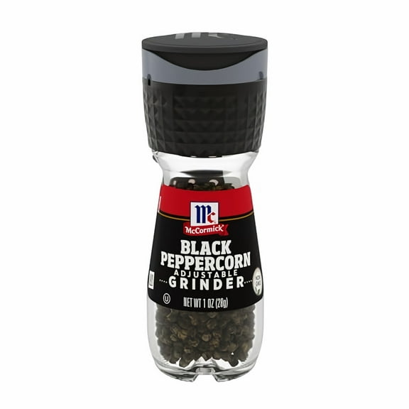 McCormick Black Peppercorn Grinder 1 oz (Pack of 3)