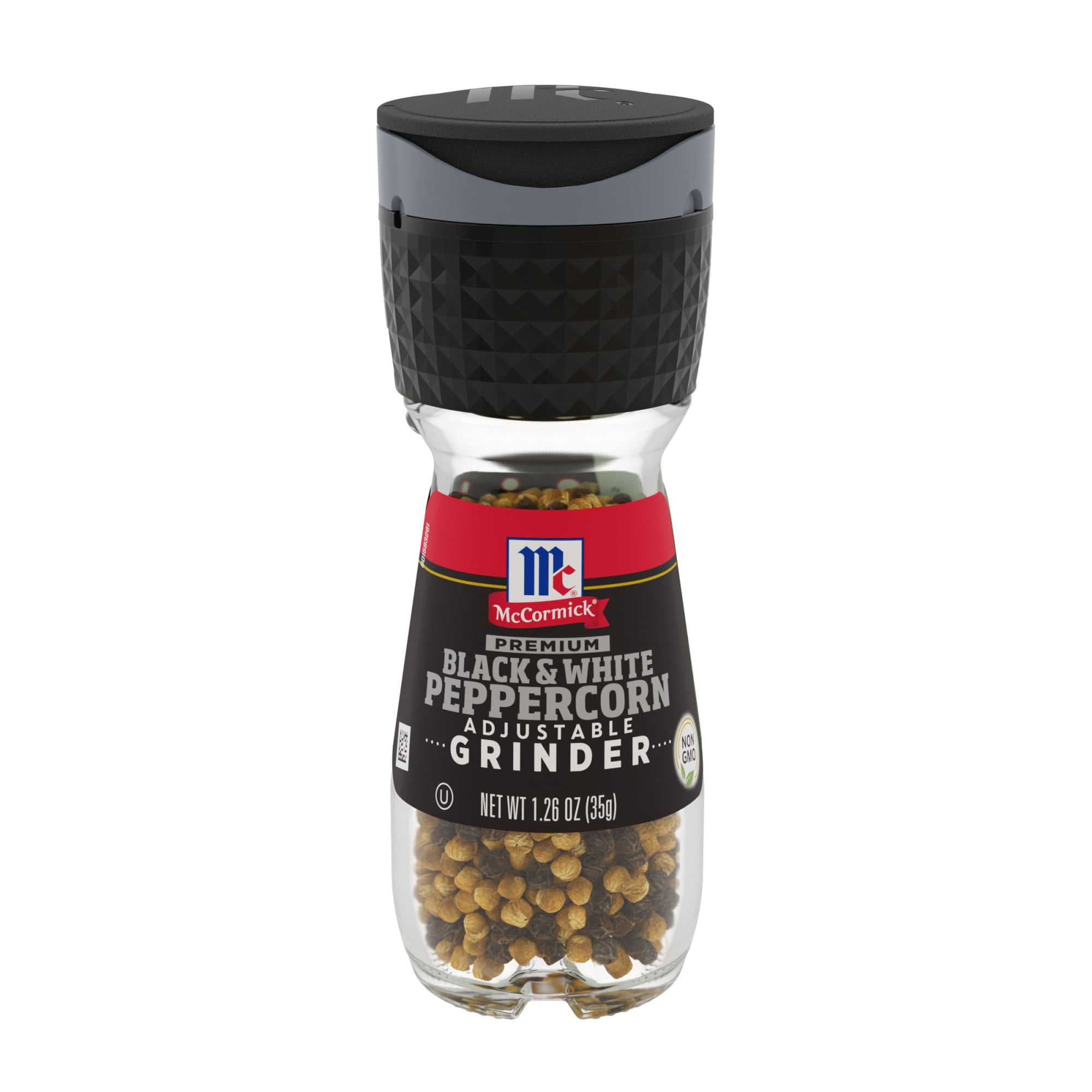 McCormick Black & White Peppercorn Grinder, 1.26 oz Manual Spice & Herb
