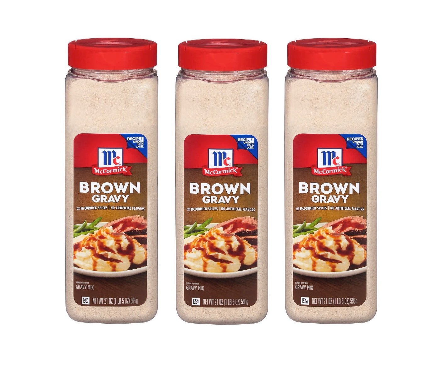 McCormick Brown Gravy Mix, 21 oz 3PK