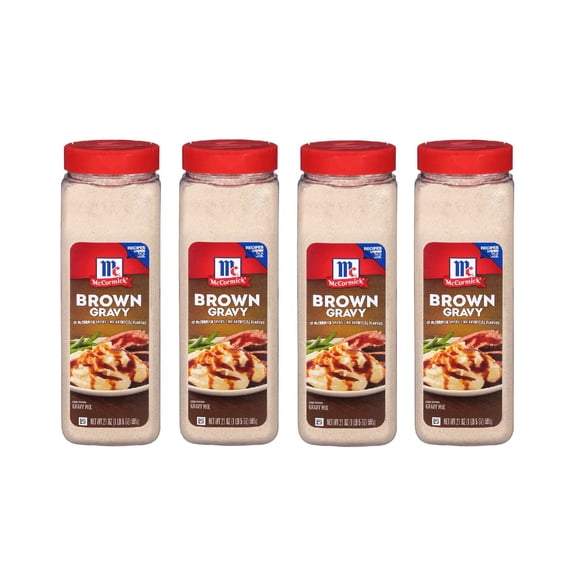 McCormick Brown Gravy Mix, 21 oz 4PK