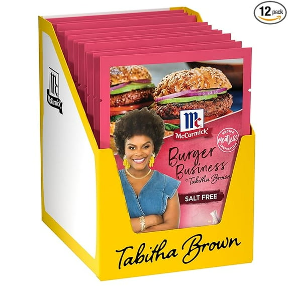 McCormick Burger BusinessUMRT Seasoning Mix by Tabitha Brown, 1 oz (Pack of 12)