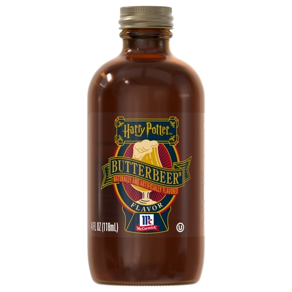 McCormick Harry Potter Butterbeer Flavor Extract, 4 fl oz Glass Bottle