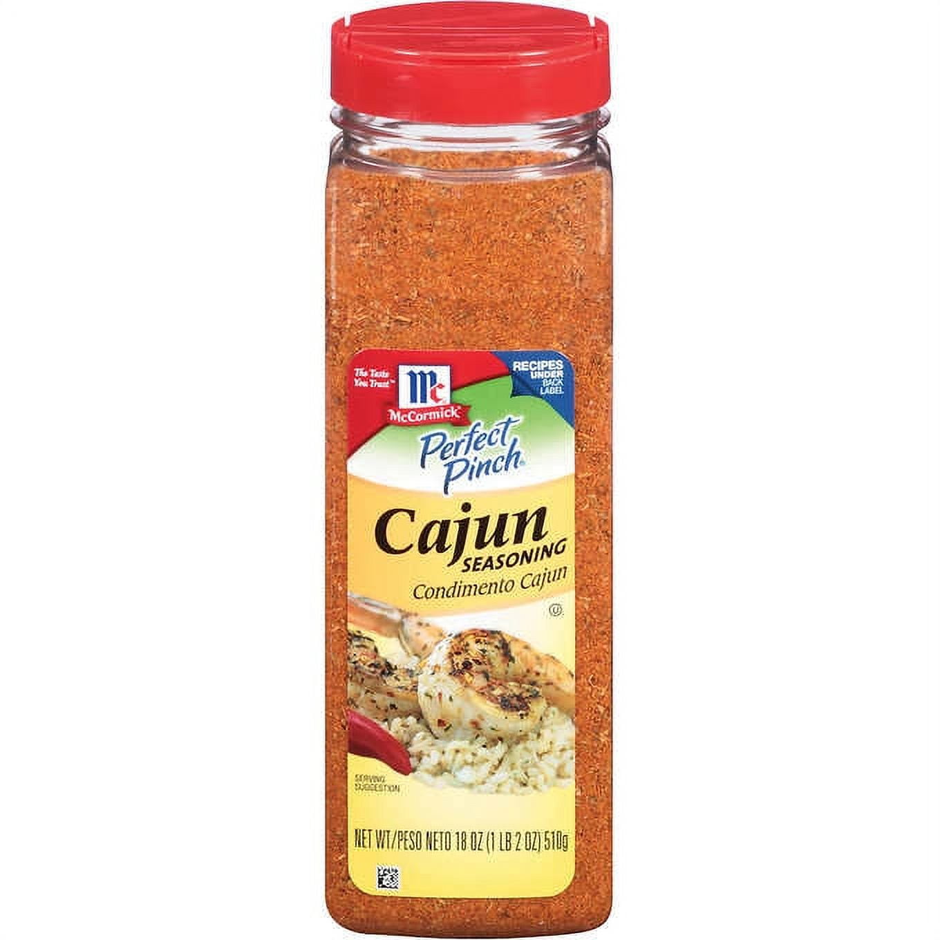 McCormick Culinary Cajun Seasoning, 18 oz - One 18 Ounce Container of Cajun  Seasoning Mix, Made to Enhance Catfish, Crawfish, Jambalaya, Gumbo and More  1.12 Pound (Pack of 1)