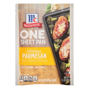 McCormick Chicken Parmesan One Sheet Pan Seasoning Mix, 1.5 oz Envelope