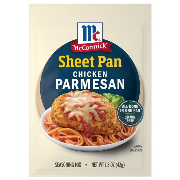 McCormick Chicken Parmesan One Sheet Pan Seasoning Mix, 1.5 oz Packet