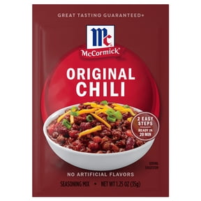 McCormick Chili Seasoning Mix, 1.25 oz Packet