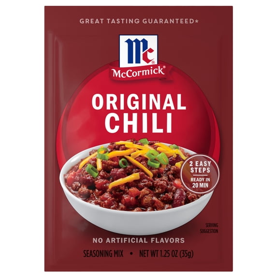 McCormick Chili Seasoning Mix, 1.25 oz Packet