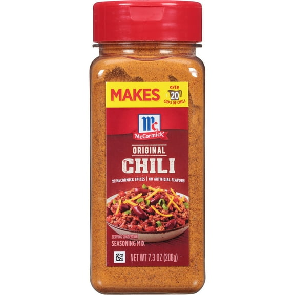 McCormick Chili Seasoning Mix, 7.3 oz Bottle