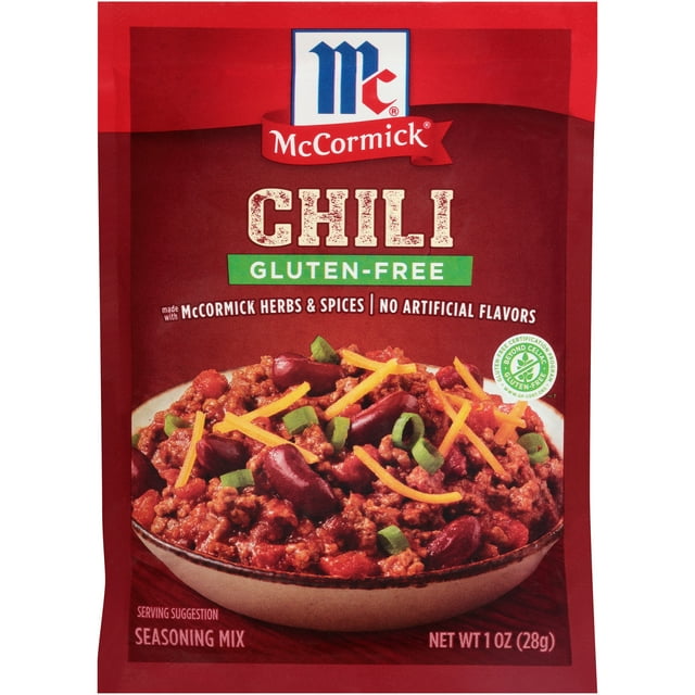 McCormick Chili Seasoning Mix Gluten Free, 1 oz