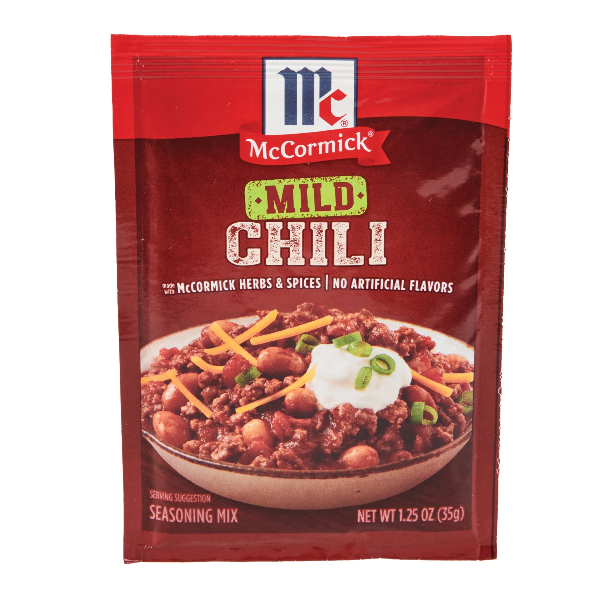 McCormick Chili Seasoning Mix Mild, 1.25 oz Mixed Spices & Seasonings