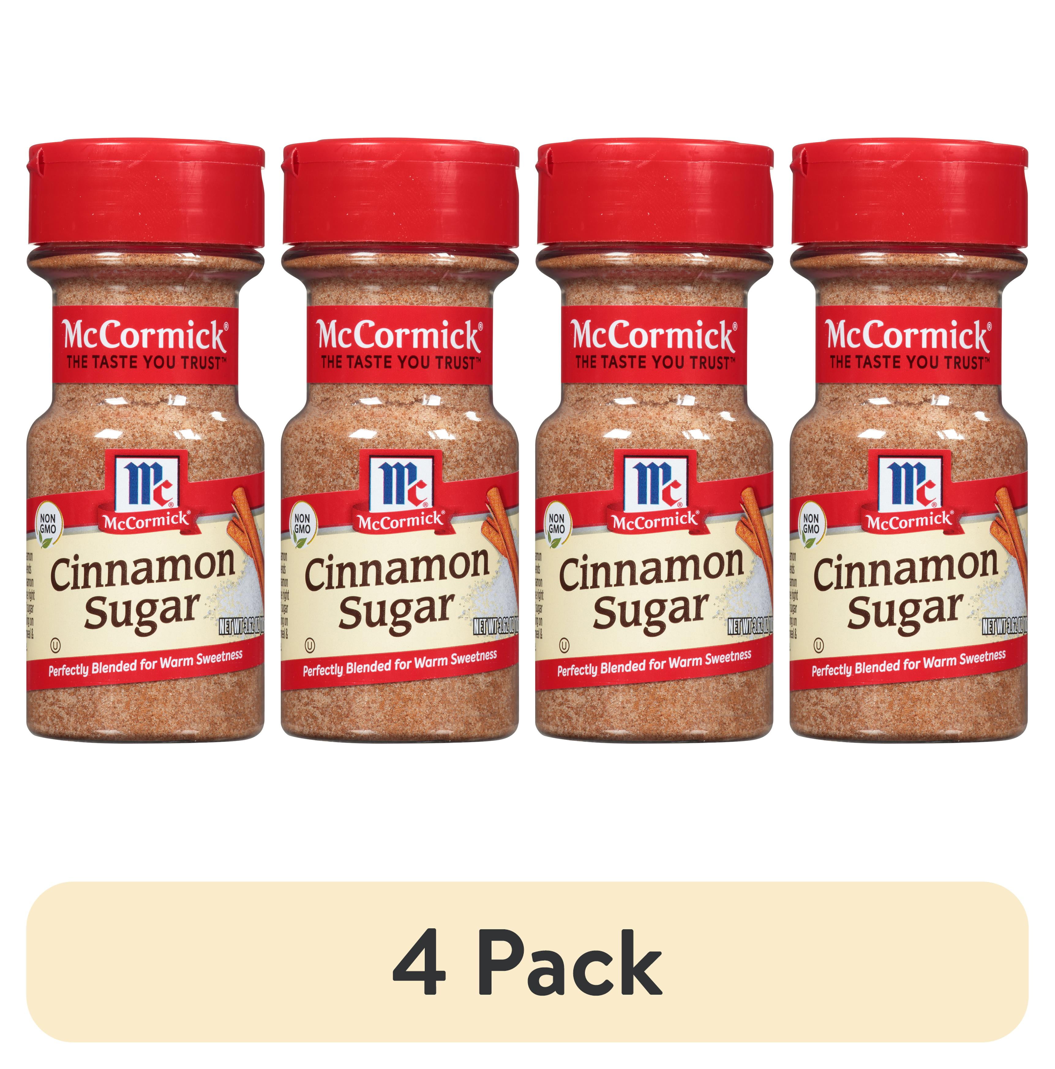 (4 pack) McCormick Cinnamon Sugar, 3.62 oz Sugars
