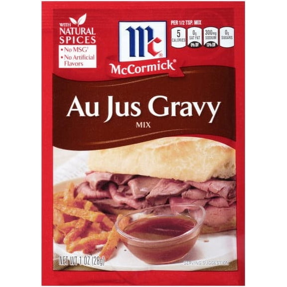 McCormick Classic Au Jus Gravy Mix Seasoning (Pack of 2)