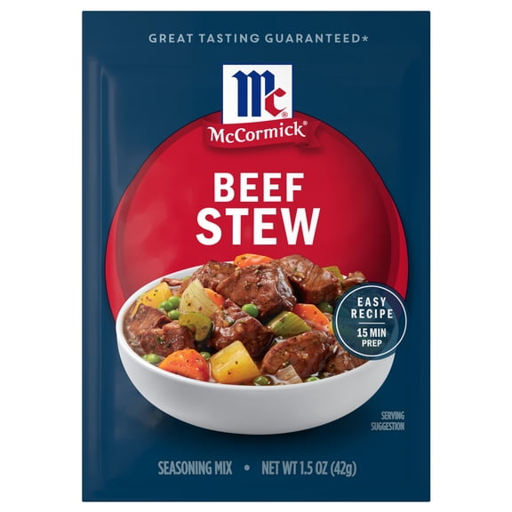 McCormick Classic Beef Stew Seasoning Mix, 1.5 oz Packet