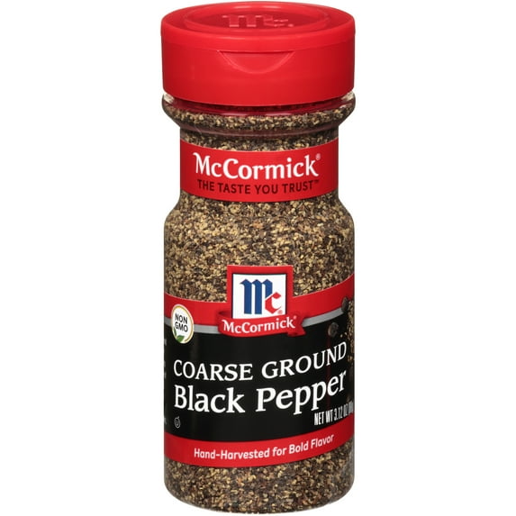 2x-McCormick Coarse Ground Black Pepper - 3.12 oz