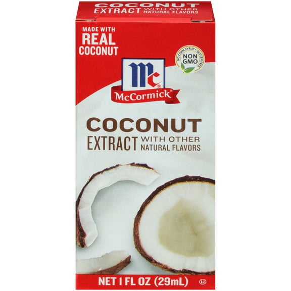 McCormick Coconut Extract 1 fl oz (Pack of 4)