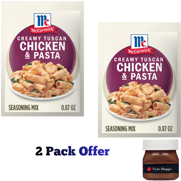McCormick Creamy Tuscan Chicken & Pasta Seasoning Mix, 0.87 oz Pouch