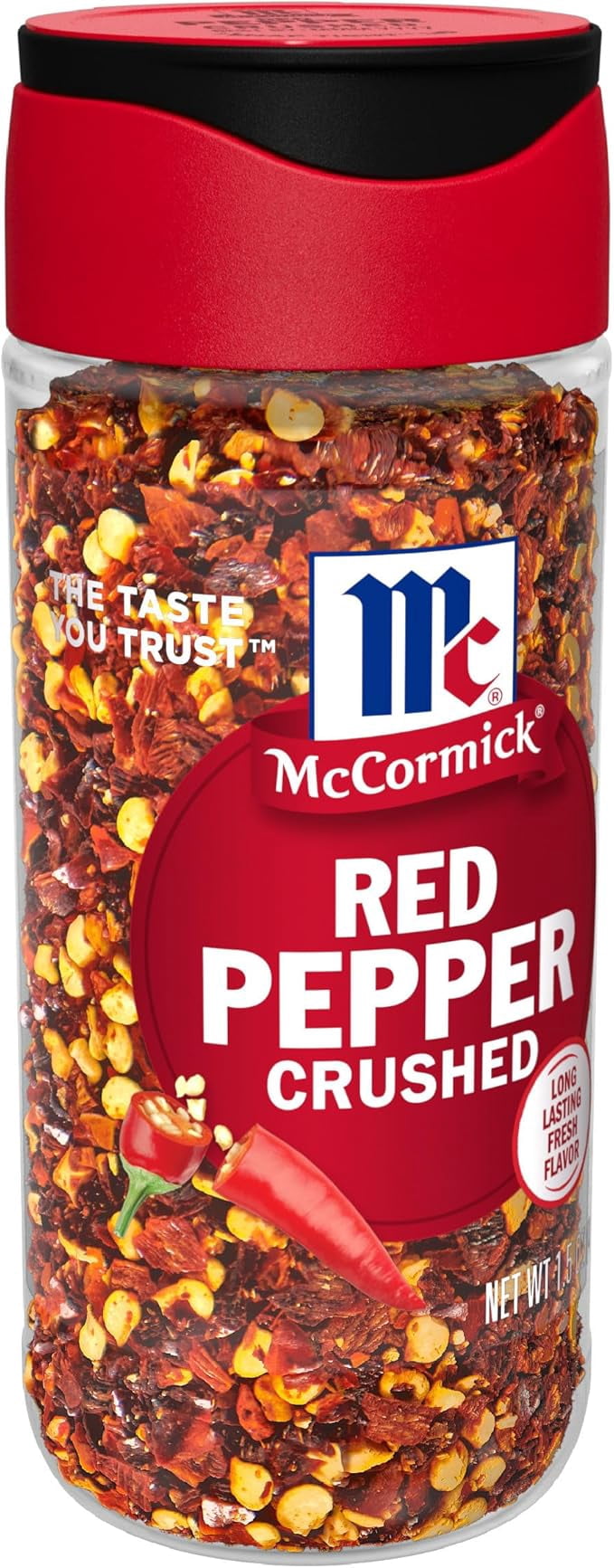 McCormick Crushed Red Pepper, 1.5 oz (Pack of 6)( Pack of 2 )