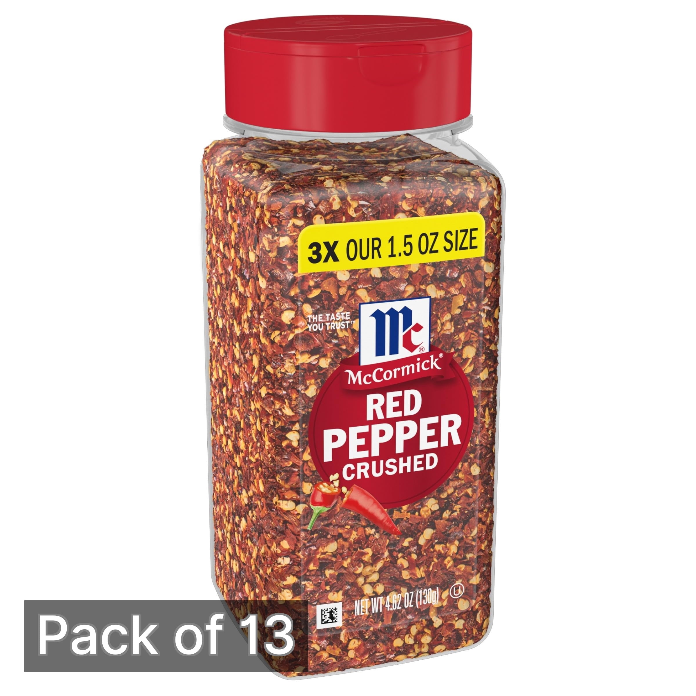 McCormick Crushed Red Pepper 4.62 oz Bottle (Pack of 13) - Walmart.com