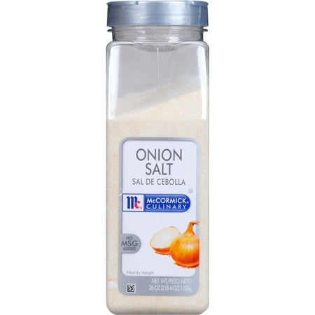 McCormick Culinary All Natural Kosher Onion Salt, 36 oz Bottle