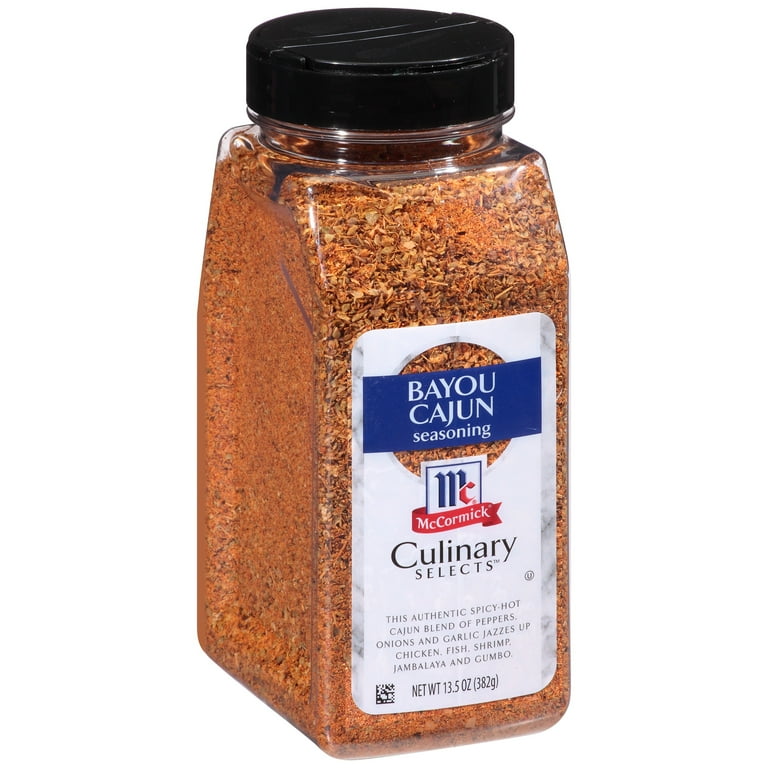 https://i5.walmartimages.com/seo/McCormick-Culinary-Bayou-Cajun-Seasoning-13-5-oz-Shaker_c8d9ad47-1391-4fee-9004-4fd9c7aea7aa_1.62c4542adf311c2df0e90f3525202e36.jpeg?odnHeight=768&odnWidth=768&odnBg=FFFFFF