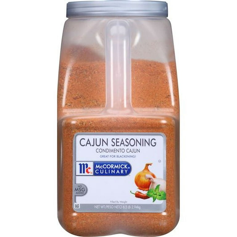 Mccormick Culinary Cajun Seasoning 6.5 Pound Each - 3 Per Case.