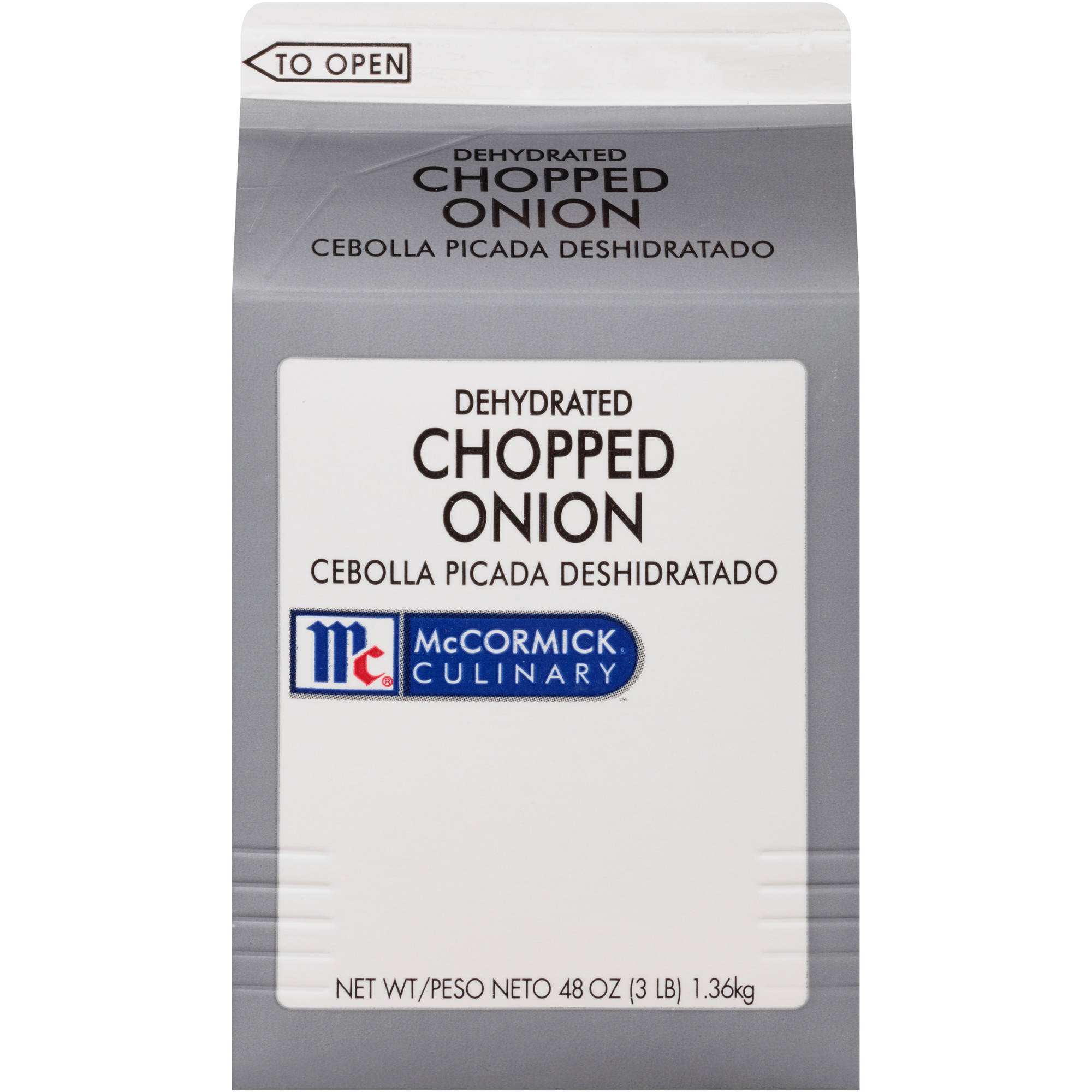 McCormick Culinary Dehydrated Chopped Onion, 3 lb