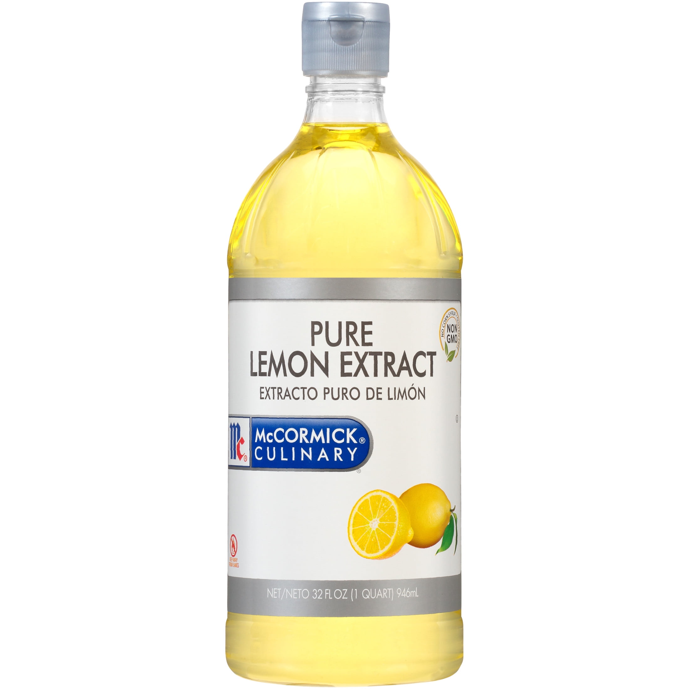 McCormick Culinary Gluten Free Pure Lemon Extract, 32 fl oz Bottle