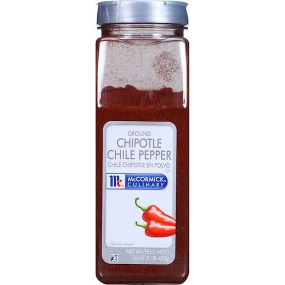 McCormick Culinary Ground Chipotle Chile Pepper, 16 Ounce -- 6 per Case.