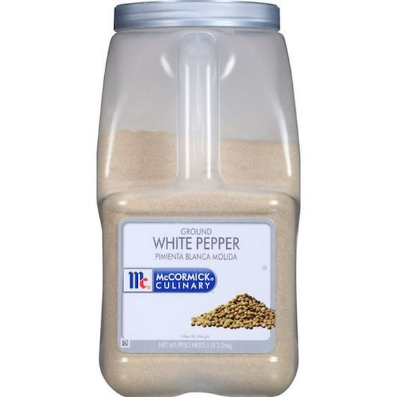 McCormick Culinary Ground White Pepper, 5 Pound -- 3 per Case.