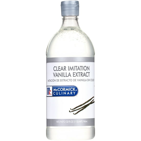 McCormick Culinary Kosher Clear Imitation Vanilla Extract, 32.0 fl oz Bottle
