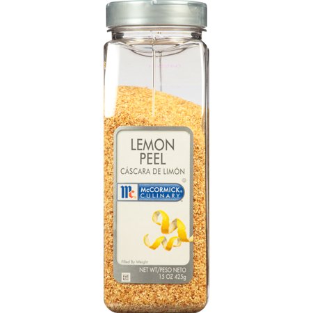 McCormick Culinary Kosher Lemon Peel, 15 oz Bottle