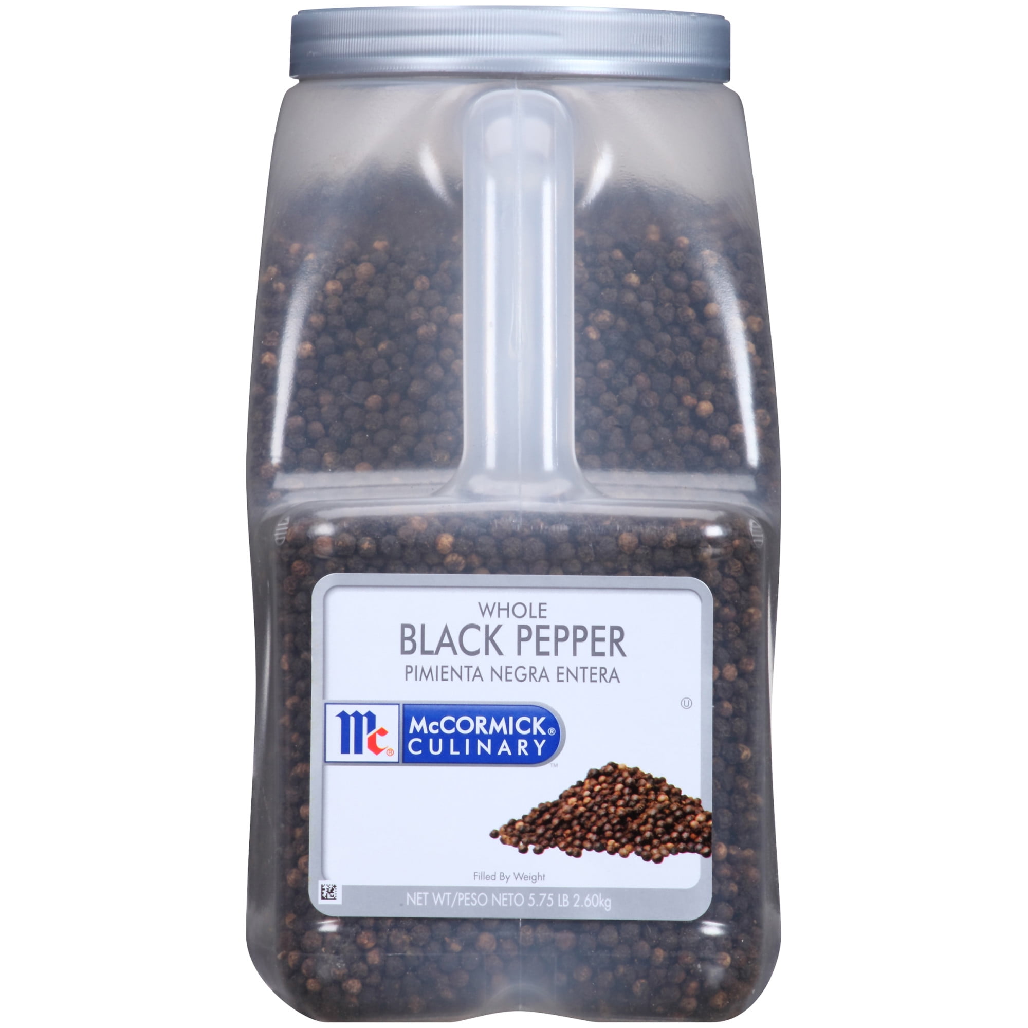 McCormick Culinary Whole Black Pepper, 5.75 lb Pepper & Peppercorns