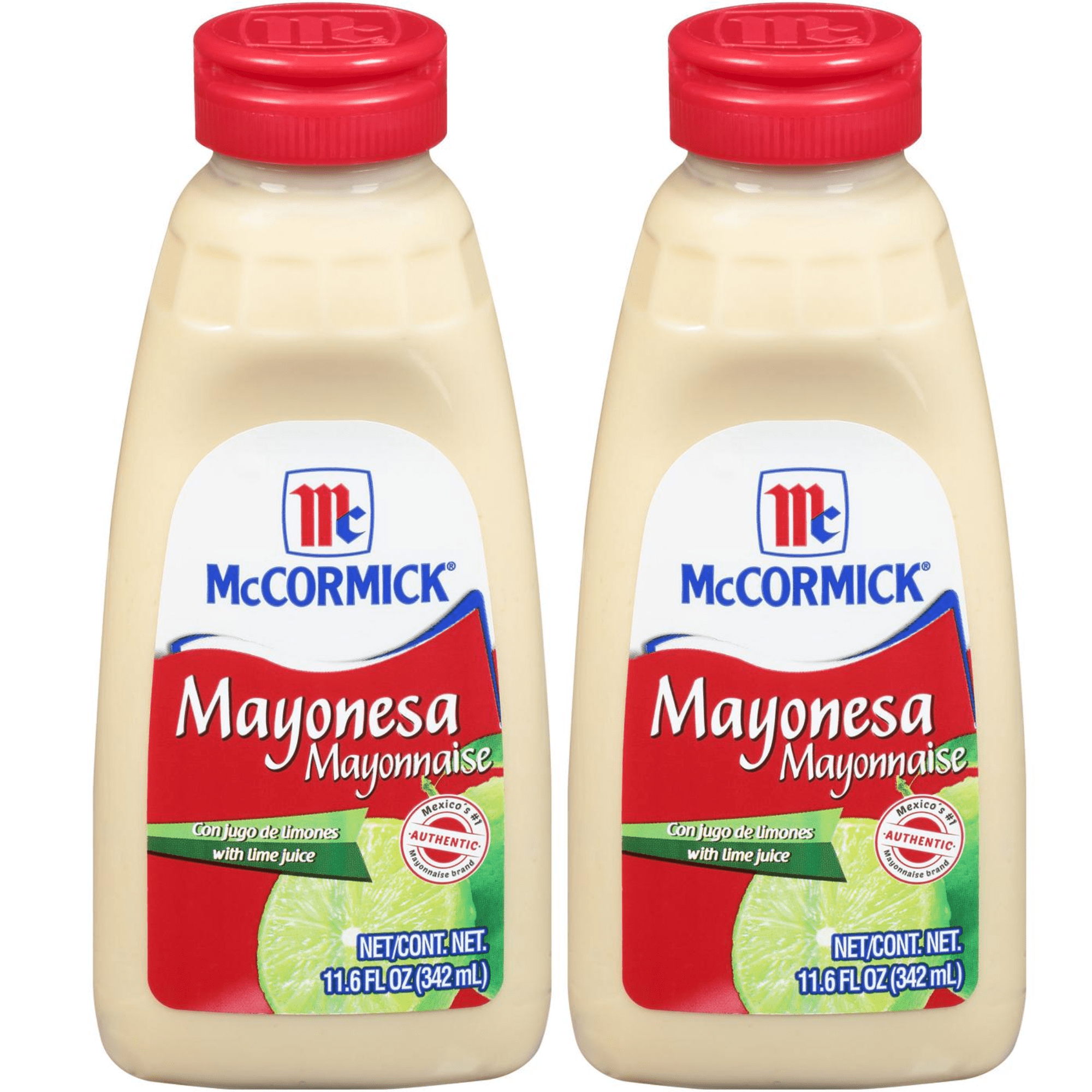 3 Squeeze Bottles McCormick Mayonesa Mayonnaise w Lime Juice 11.6