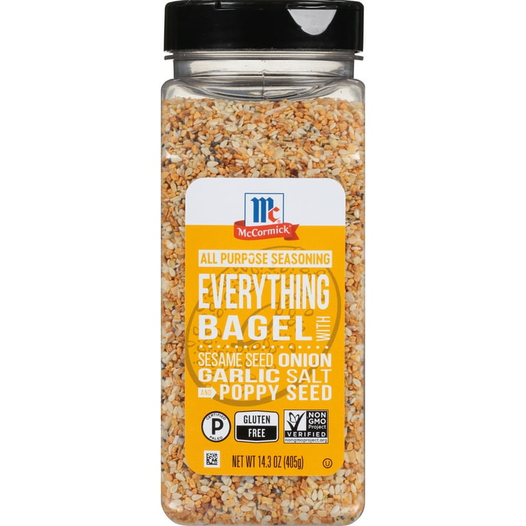 https://i5.walmartimages.com/seo/McCormick-Everything-Bagel-All-Purpose-Seasoning-14-3-oz-Mixed-Spices-Seasonings_e8b04c5f-05d4-4965-9c70-85fd8b150d91.6e87ed358bac3a88863597cae7b8677d.jpeg?odnHeight=768&odnWidth=768&odnBg=FFFFFF