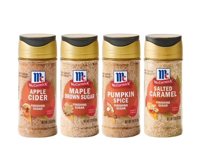 McCormick Fall Finishing Sugar Limited Edition Complete Full Set Of 4 New 2025
