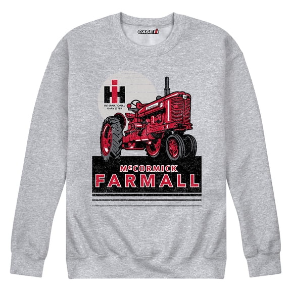 McCormick Farmall Vintage Sign - Men's Crew Neck Fleece Pullover