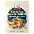 thumbnail image 1 of McCormick Farmer's Market Chicken & Vegetables One Sheet Pan Seasoning Mix, 1.25 oz Packet, 1 of 15