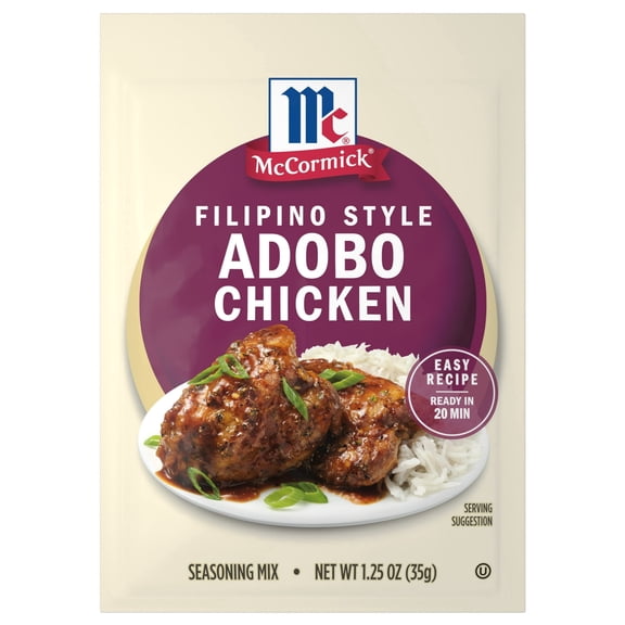 McCormick Filipino Style Chicken Adobo Seas, 1.25 oz Bag